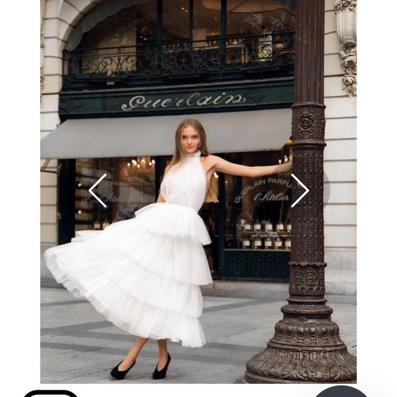 Formal Tiered Ruffle Dress - Picture 5 of 7